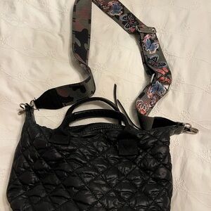 Black Quilted Women's Bag